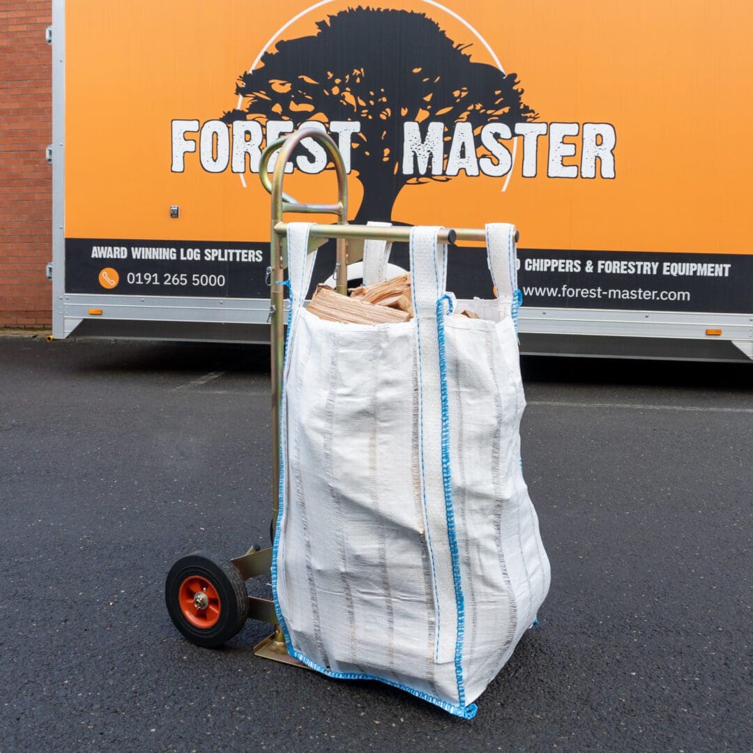 Ventilated Bulk Bags - 48x48x90 cm - Heavy-Duty and Rotproof, Ideal for Logs