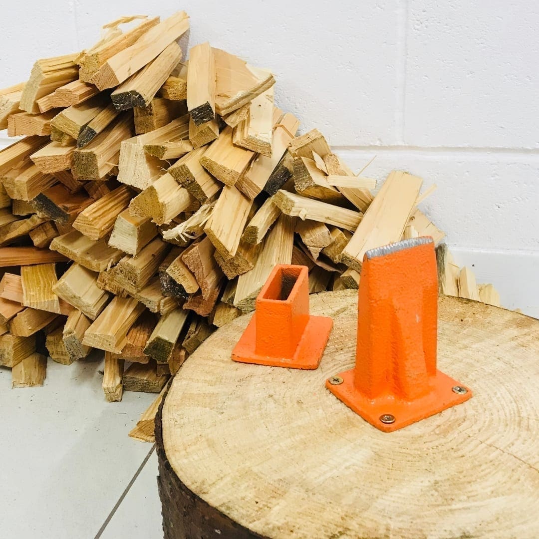 Kindling Axe Duocut Manual Splitter Base Blade Orange
