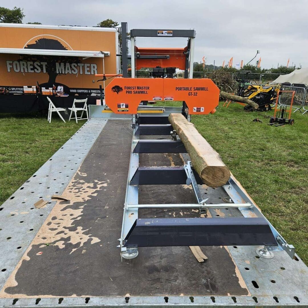 GT32 Portable Bandsaw Sawmill - Euro V 460cc LCT Engine, Electric Start (4m Track / 6m Track Options)