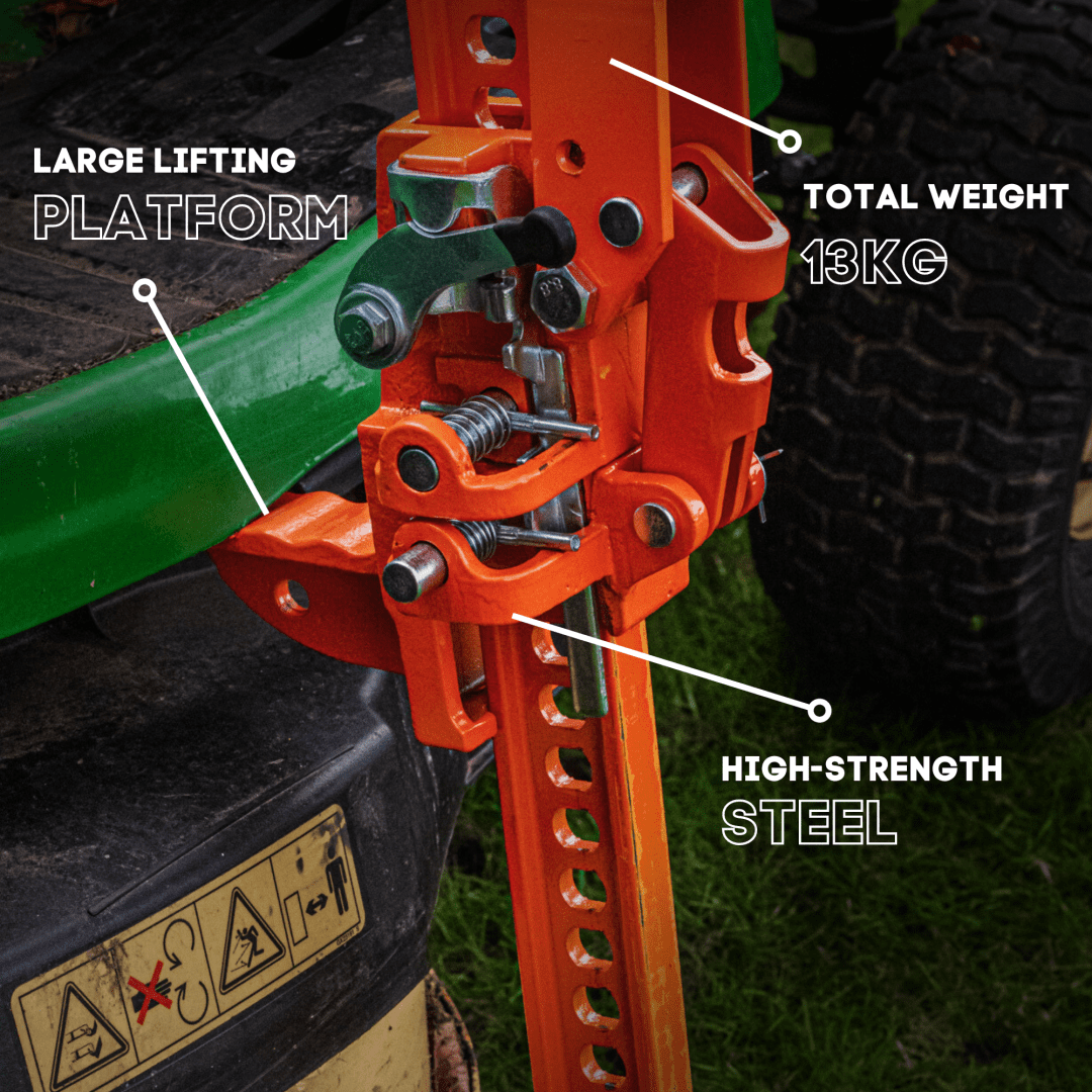FMFJ Farm Jack - 3000KG Capacity, 1M Max Lift, Automotive Maintenance, Agricultural tasks, and More
