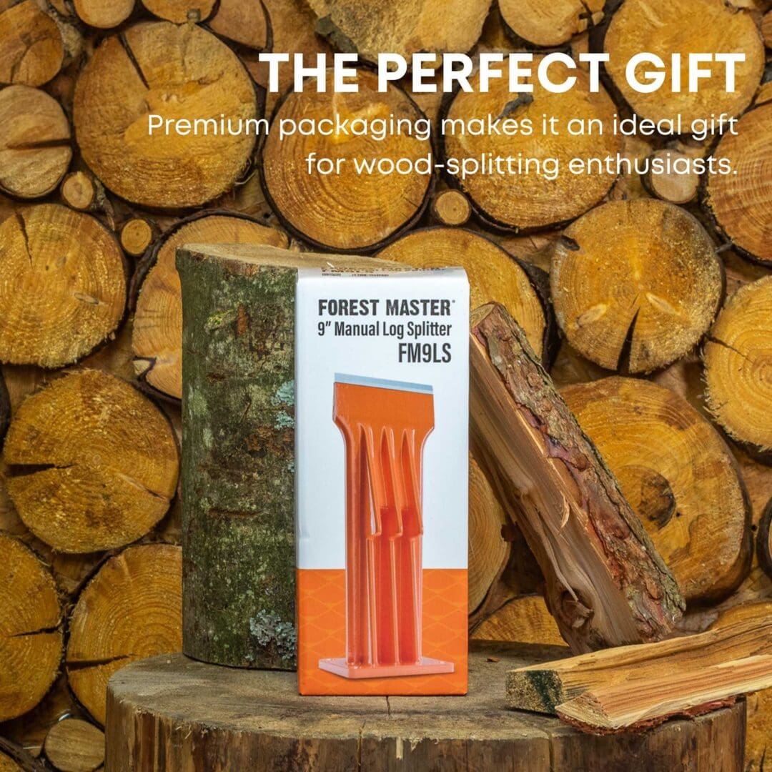 FM9LS 9" Manual Kindling & Log Splitter - Portable Precision and Safety for All Your Wood-Splitting Needs