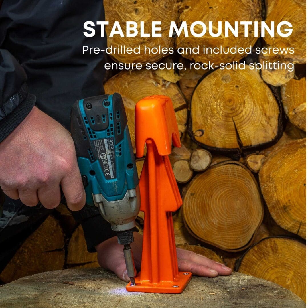 FM9LS 9" Manual Kindling & Log Splitter - Portable Precision and Safety for All Your Wood-Splitting Needs
