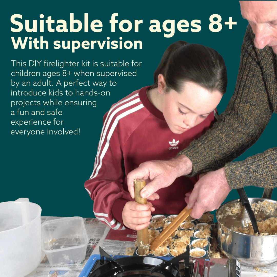 Make Your Own Firelighter DIY Kit - Eco-Friendly Craft Fun for All Ages