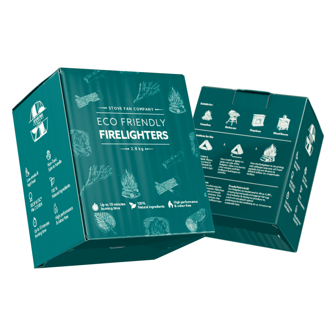 Eco-Friendly Firelighters by Stove Fan Company - The Standard for Clean, Powerful Fires