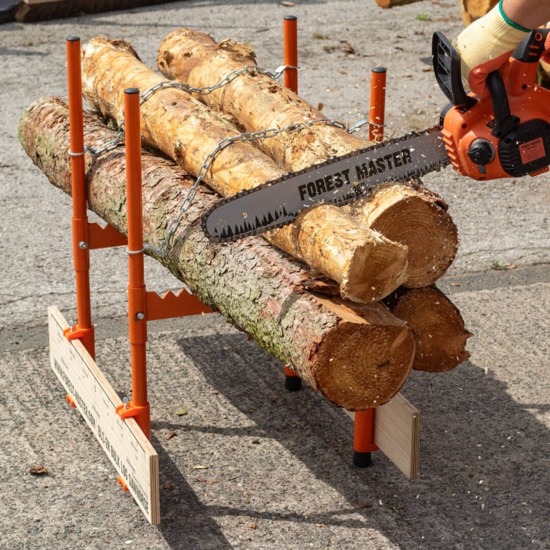 Bulk Log Sawhorse BLS-2H - Compact Precision for Multi-Log Cutting