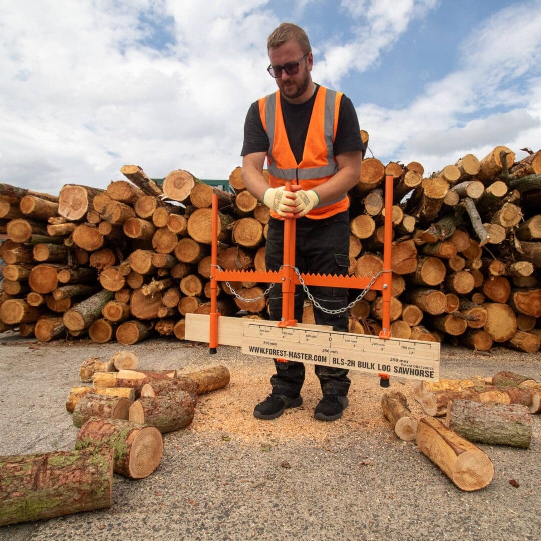 Bulk Log Sawhorse BLS-2H - Compact Precision for Multi-Log Cutting