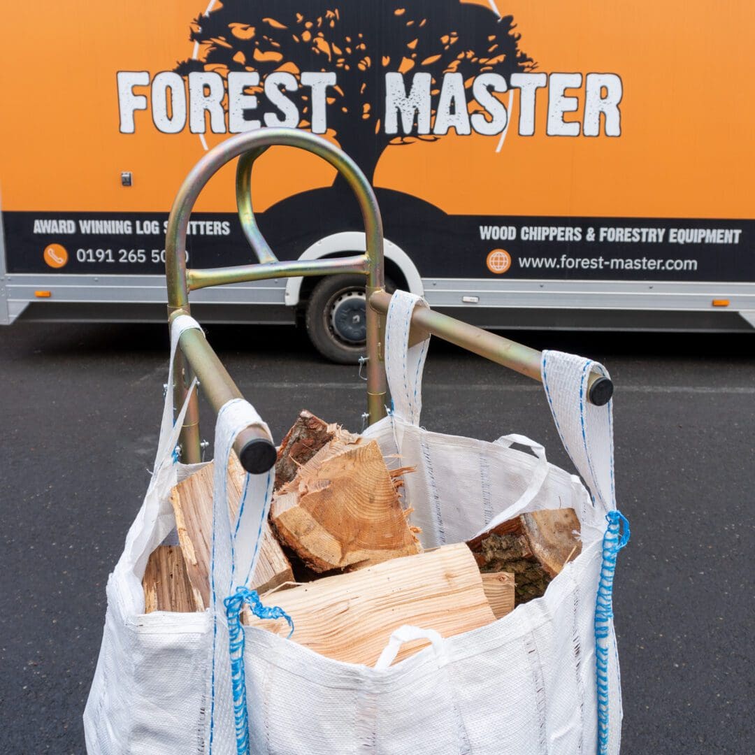 Ventilated Bulk Bags - 48x48x90 cm - Heavy-Duty and Rotproof, Ideal for Logs