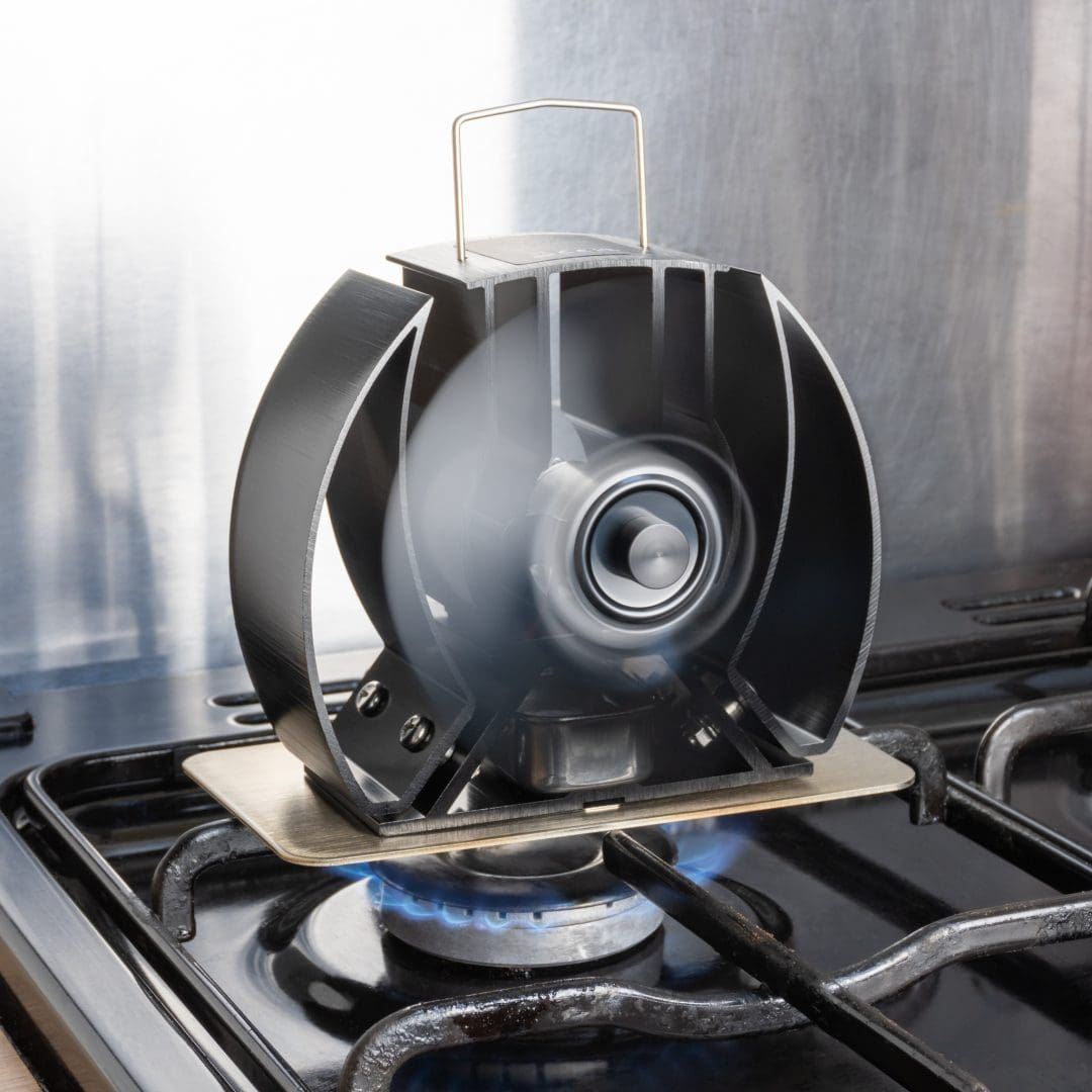 Mini Viking Stove Fan - World's First Fully Heated Stove Fan & Aroma Experience (Features Kitchen Upgrade)
