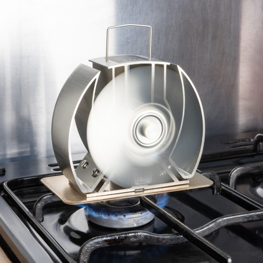 Mini Viking Stove Fan - World's First Fully Heated Stove Fan & Aroma Experience (Features Kitchen Upgrade)