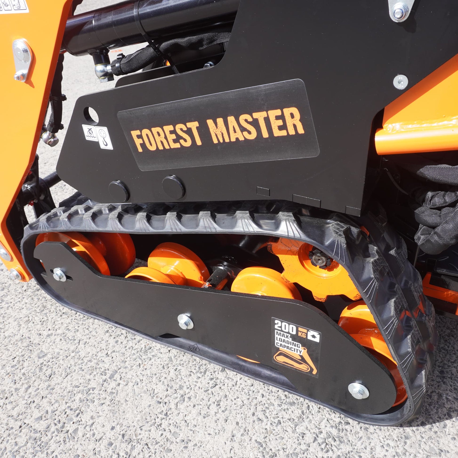 Stand-On Mini Skid Steer Loader - 306cc Petrol Compact Tracked Loader