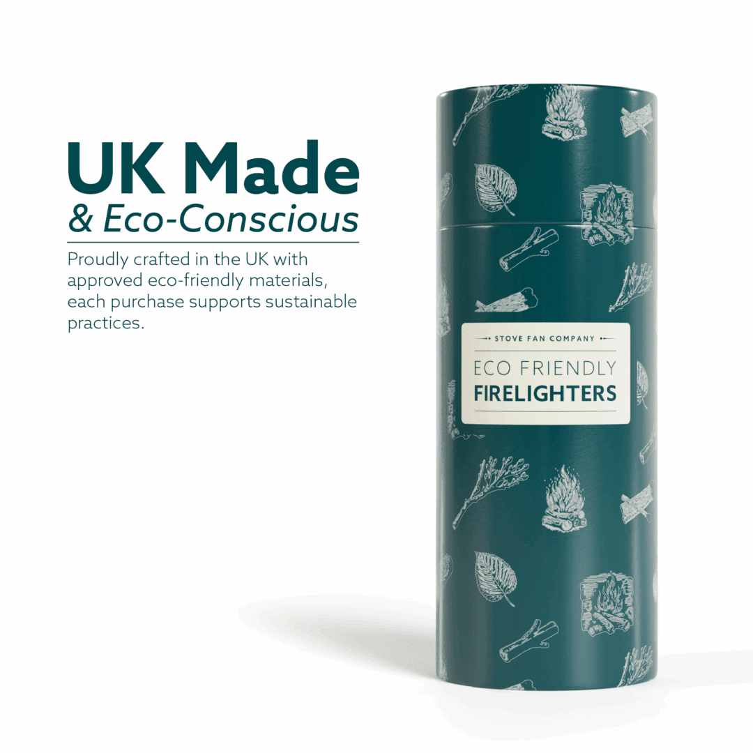 Eco-Friendly Firelighters by Stove Fan Company - The Standard for Clean, Powerful Fires