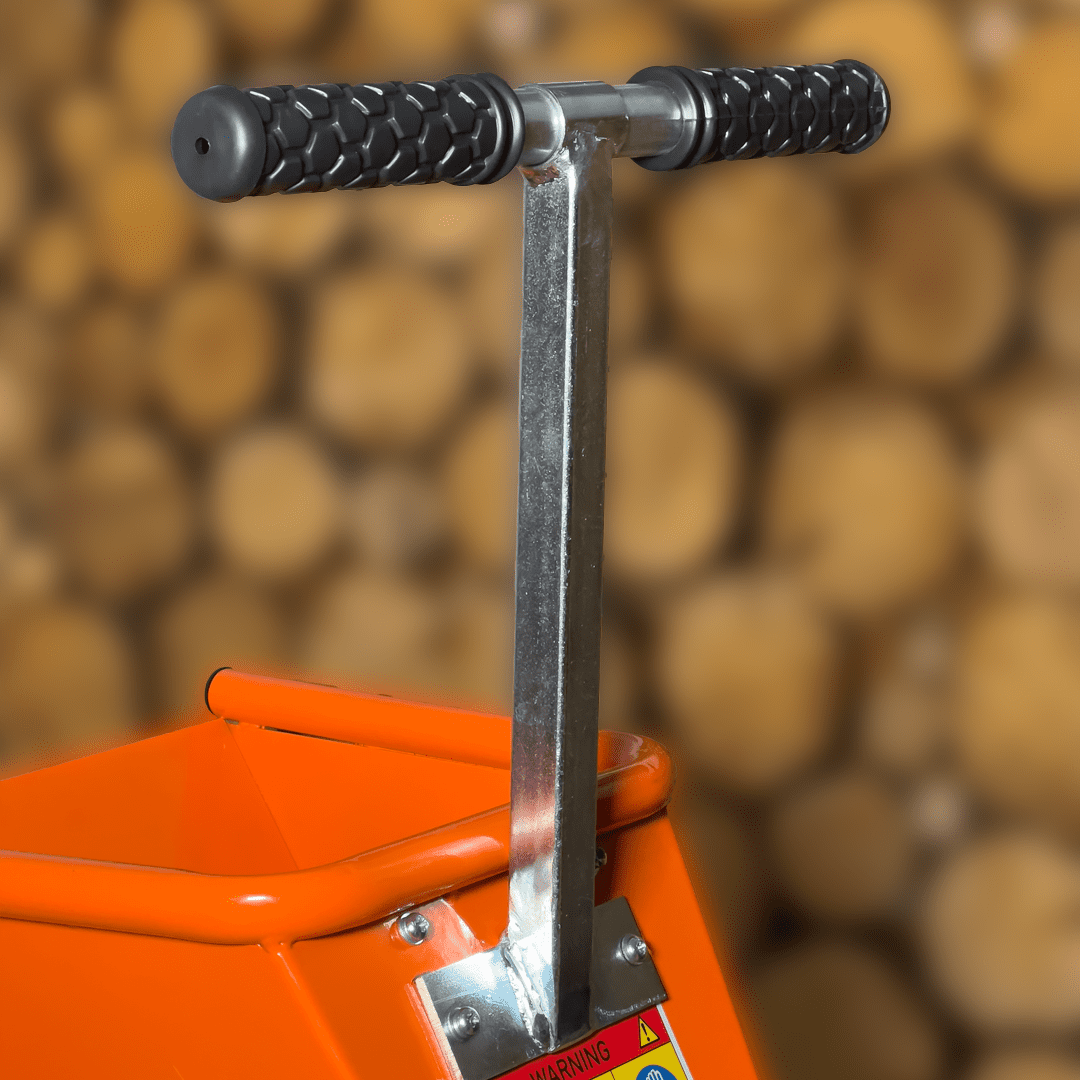 Universal Handle Attachment for Compact Wood Chippers and Garden Mulchers