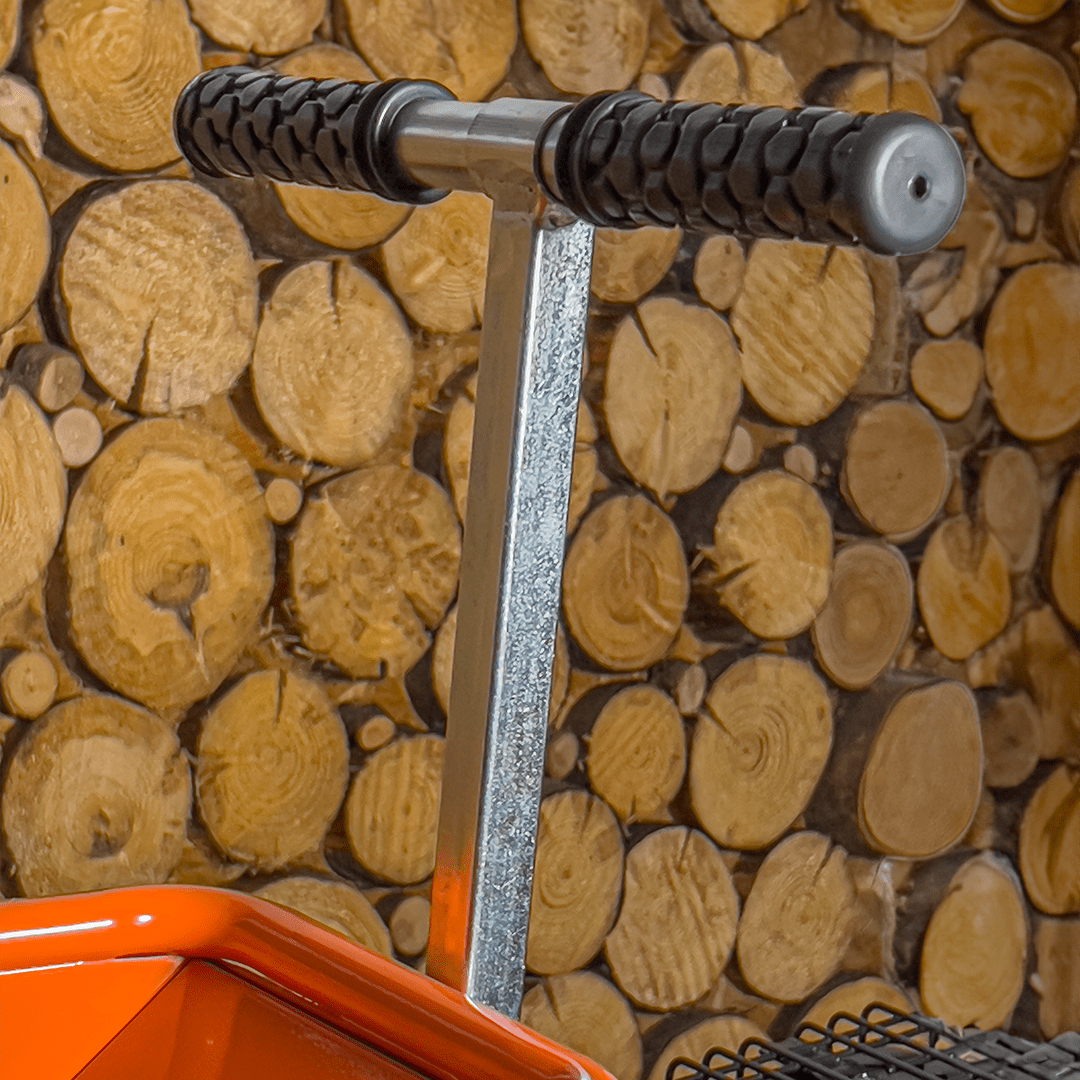 Universal Handle Attachment for Compact Wood Chippers and Garden Mulchers