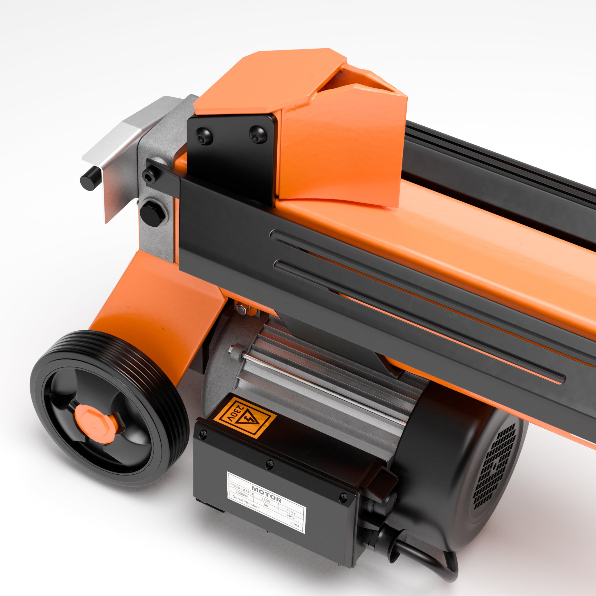 7 Ton Electric Log Splitter - Duocut Blade, Work Bench & Guard FM10