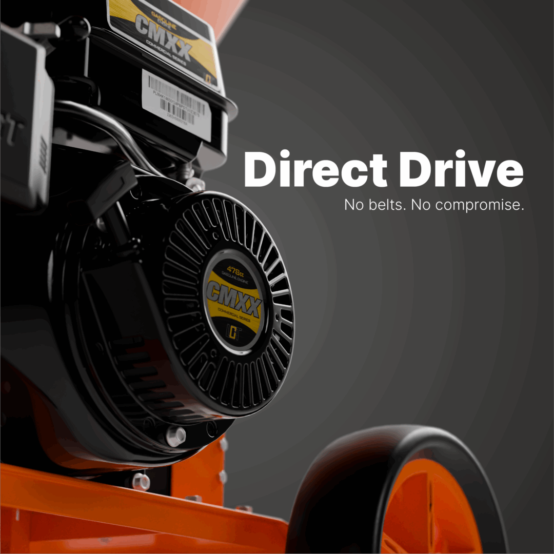 18HP Petrol Wood Chipper & Garden Shredder FM18DDES