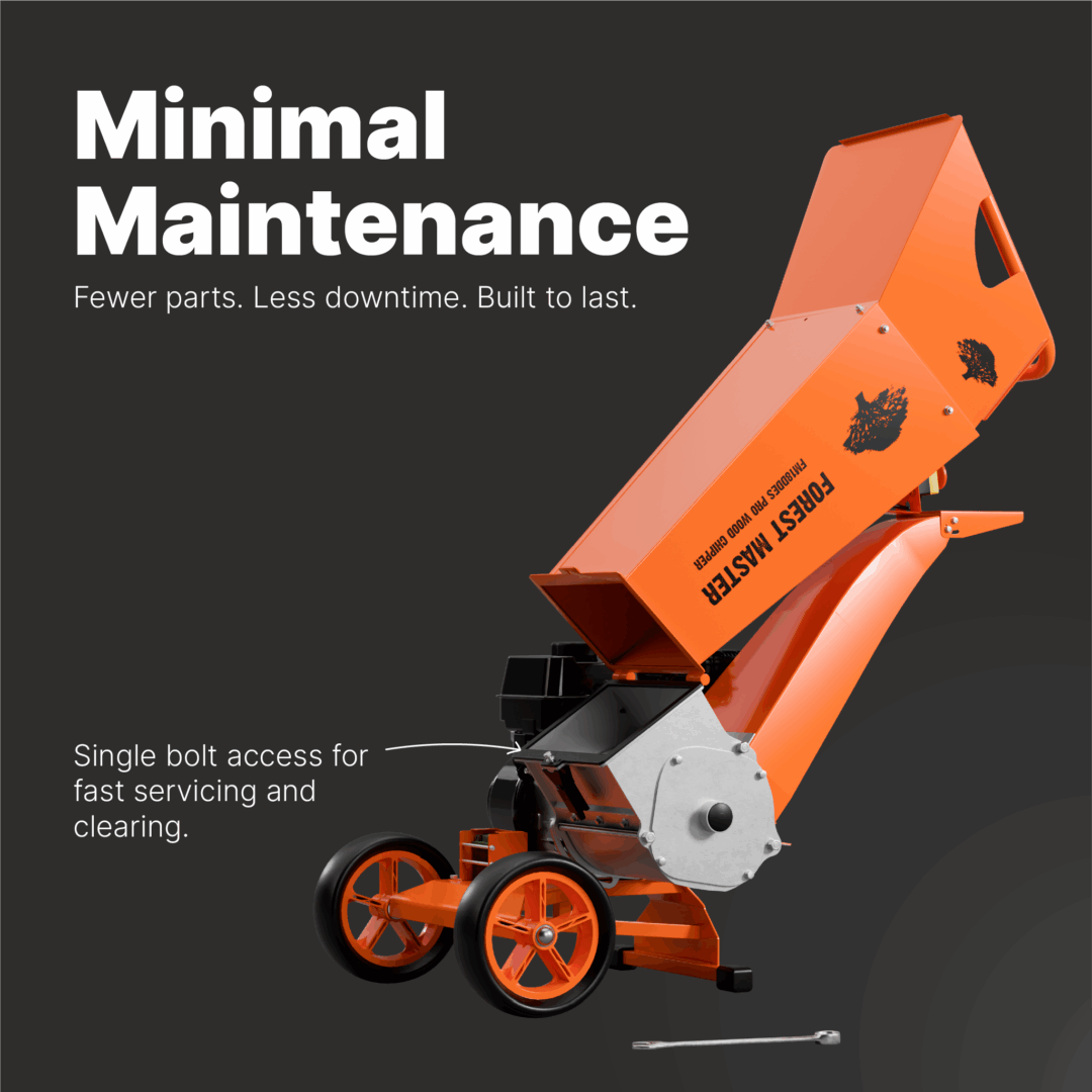 18HP Petrol Wood Chipper & Garden Shredder FM18DDES