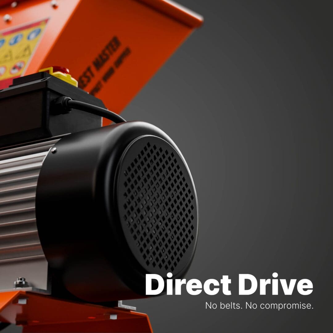 FM4DDE Compact Electric Wood Chipper 4HP Direct Drive