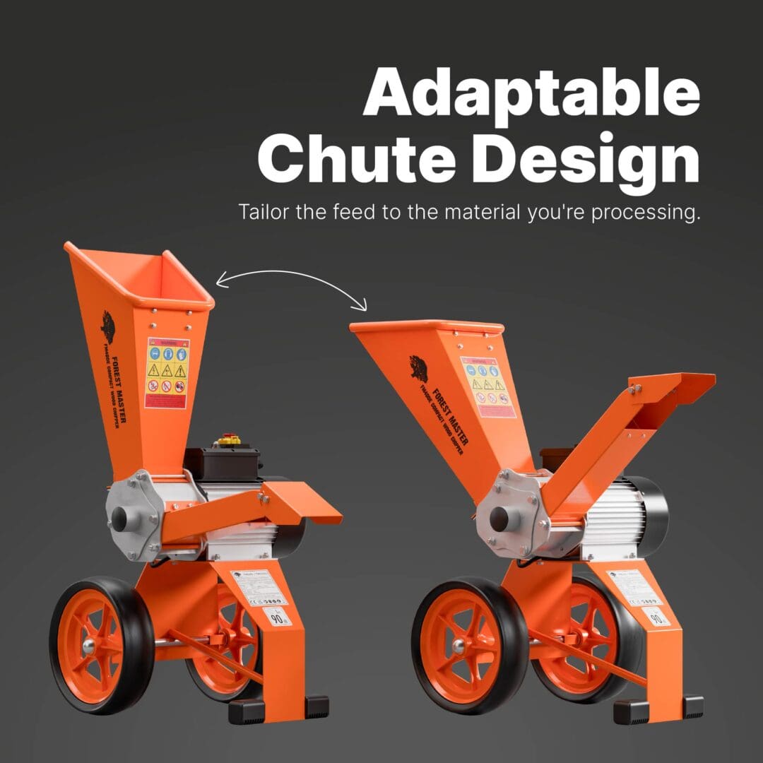 FM4DDE Compact Electric Wood Chipper 4HP Direct Drive