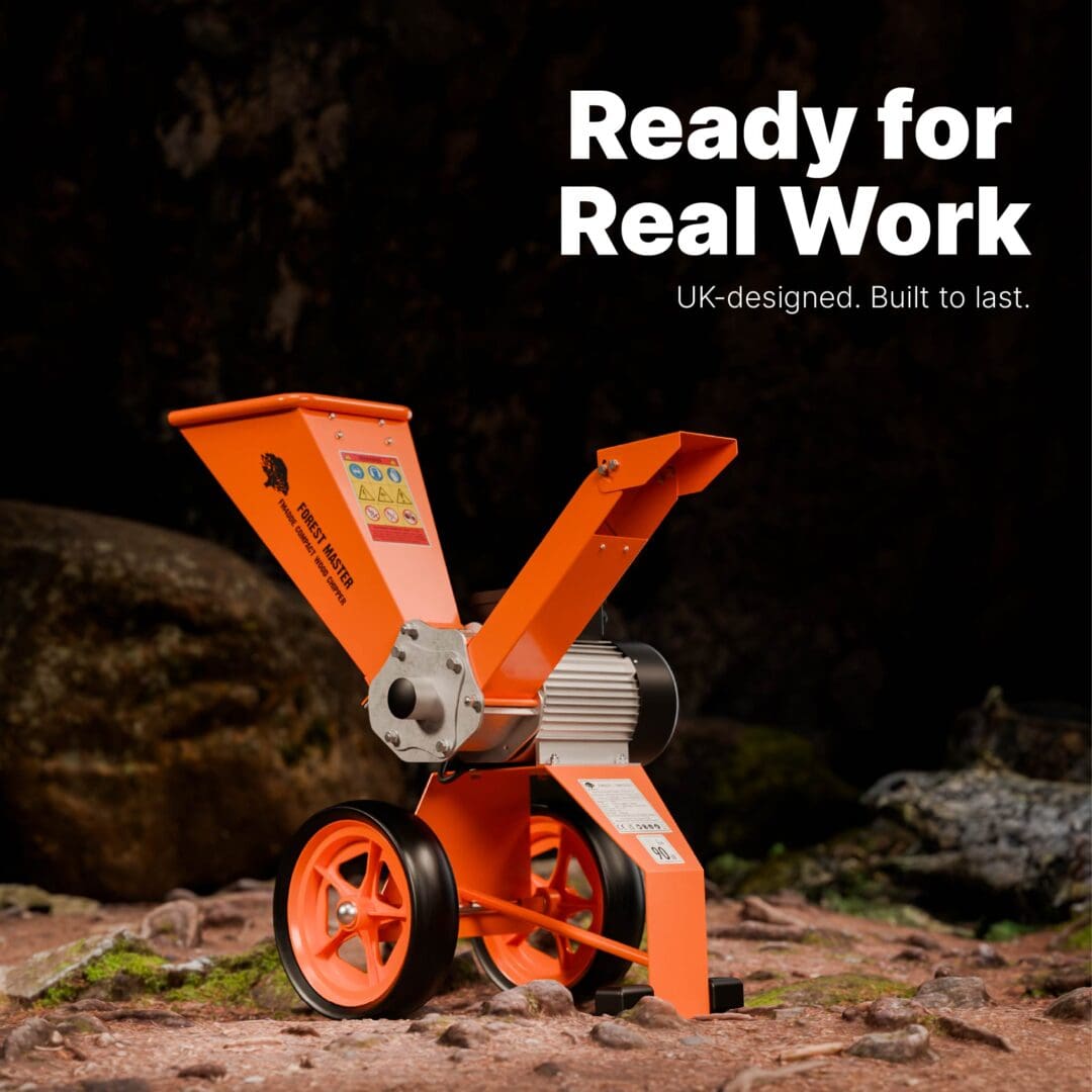 FM4DDE Compact Electric Wood Chipper 4HP Direct Drive
