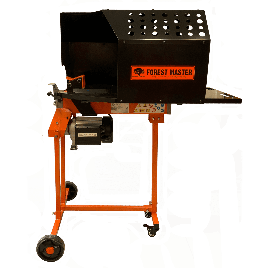 Log Splitter Work Bench and Safety Cage Log Catcher