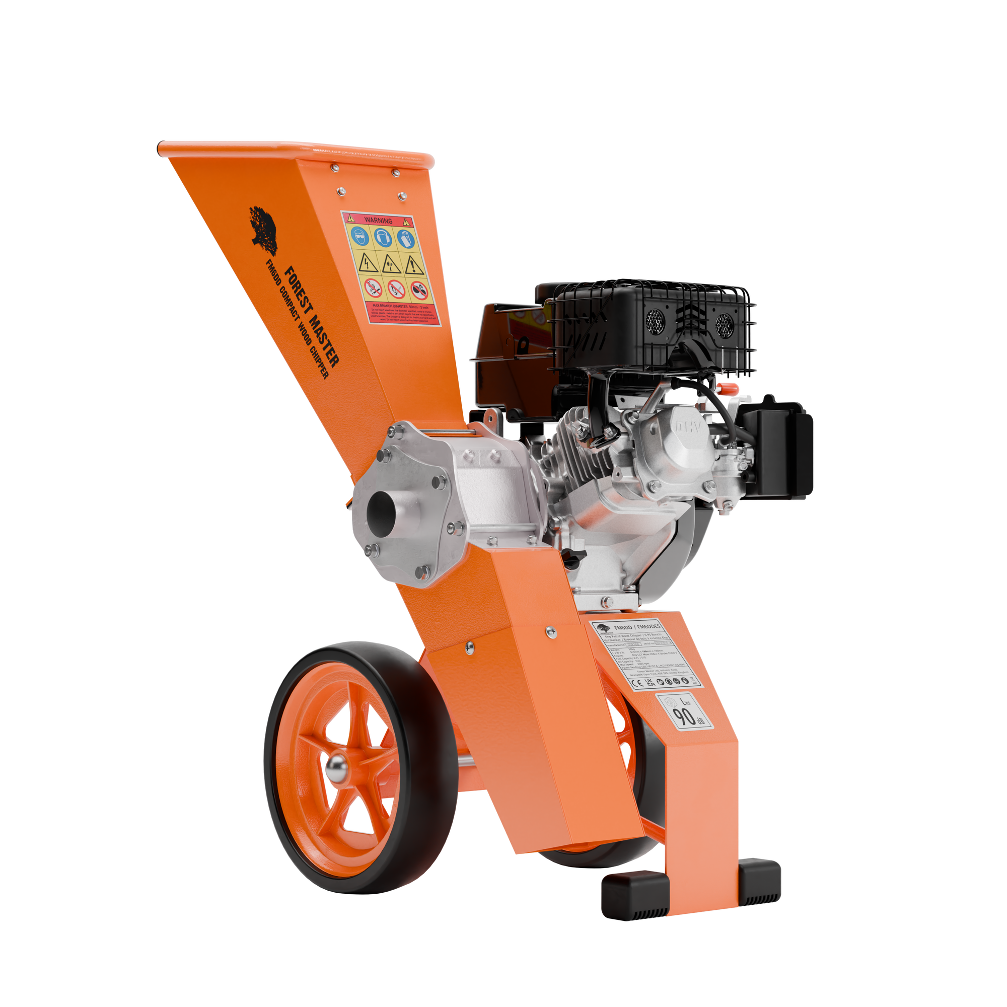 FM6DD-MUL Petrol Garden Shredder Mulcher Chipper – Compact 6HP