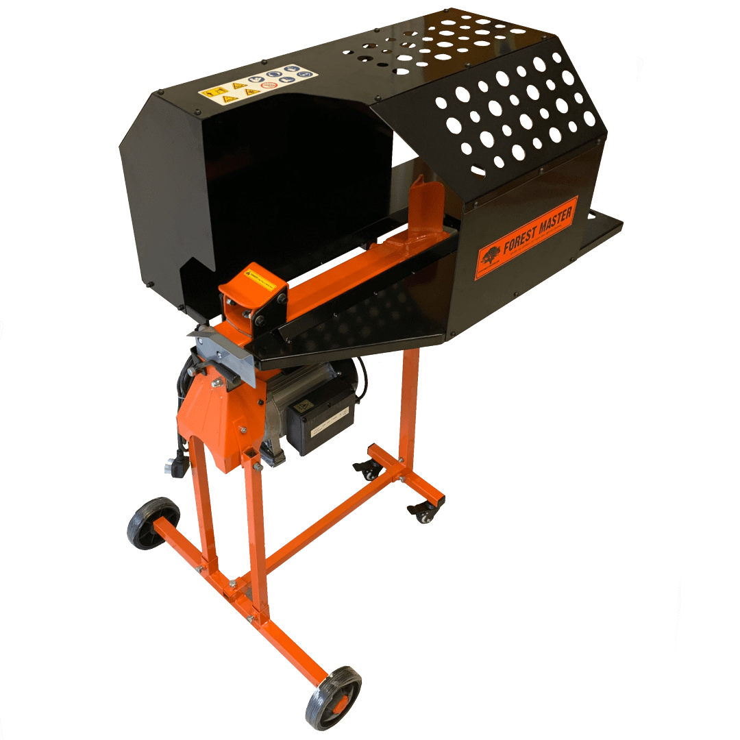 Log Splitter Work Bench and Safety Cage Log Catcher