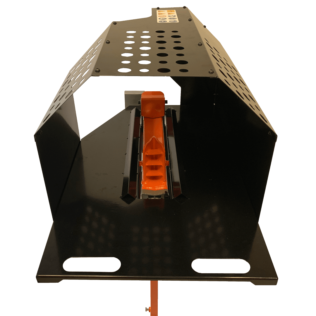 Log Splitter Work Bench and Safety Cage Log Catcher