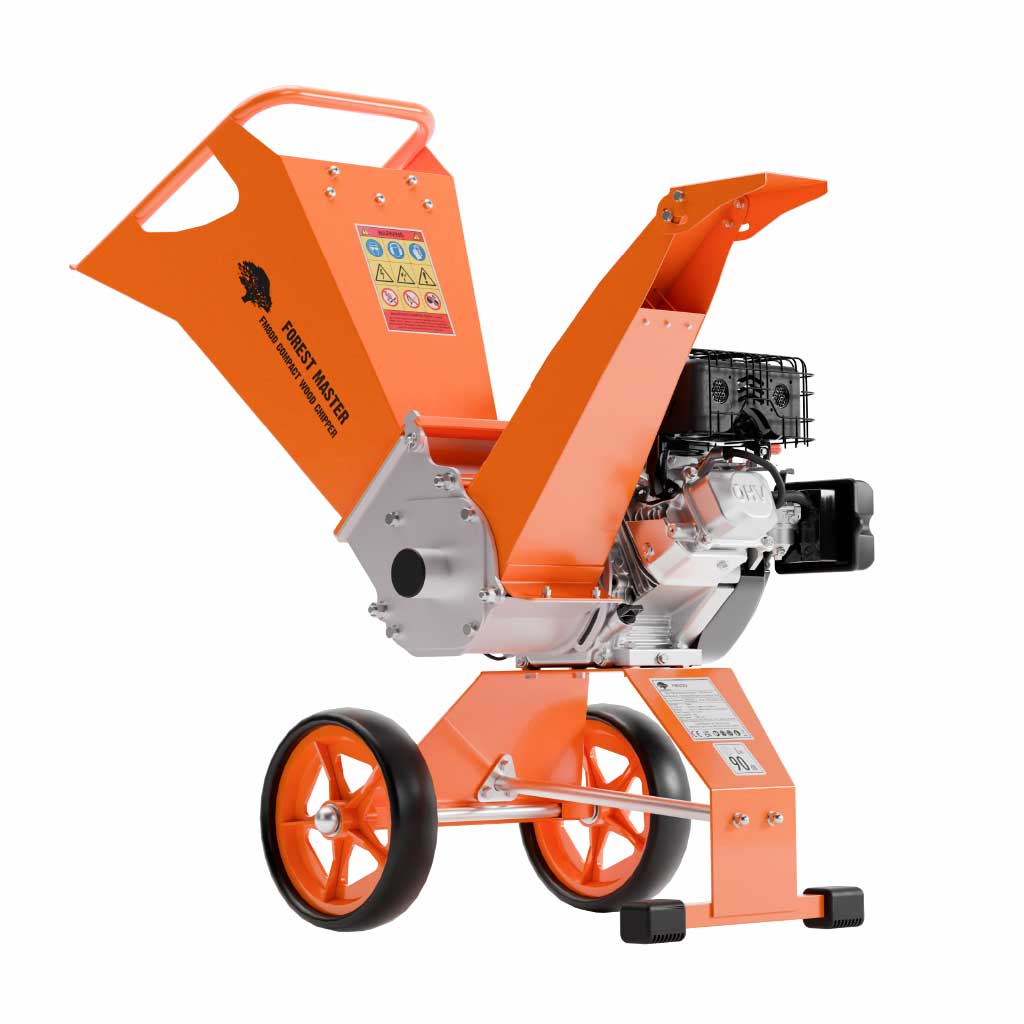 FM8DD Compact Heavy-Duty Petrol Wood Chipper & Mulcher