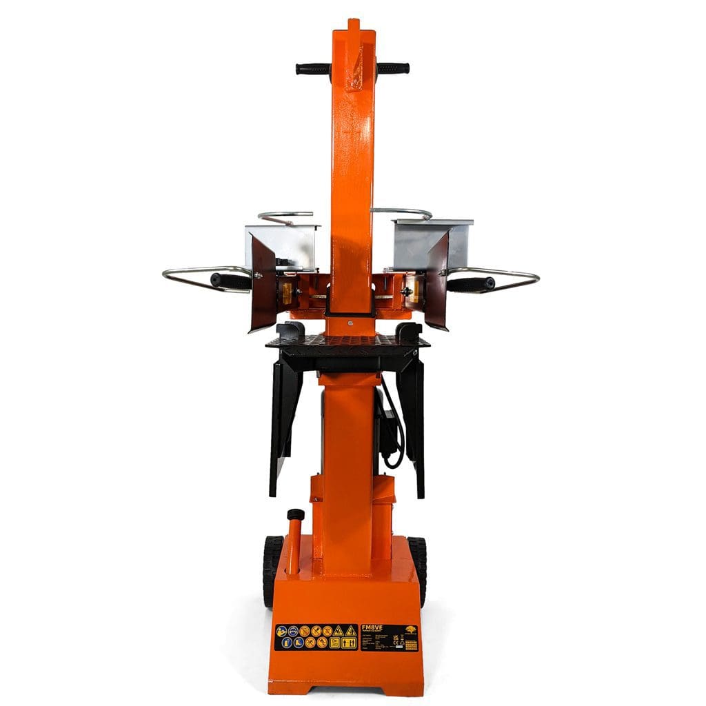 8 Ton Electric Log Splitter - Work Bench & Guard FM8