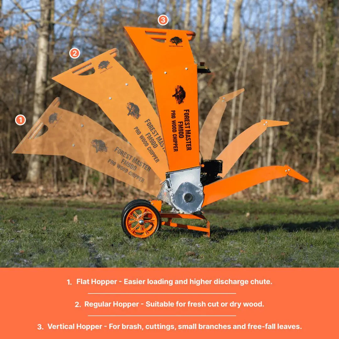 Professional 9HP Petrol Wood Chipper & Garden Shredder FM9DDES