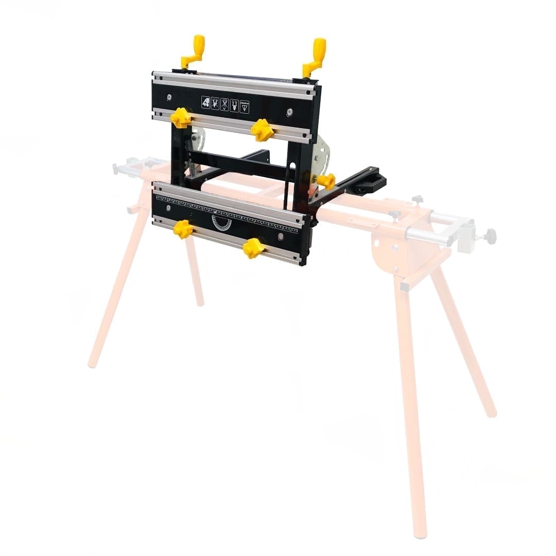Adjustable Tilting Workbench for Mitre Saw Stands