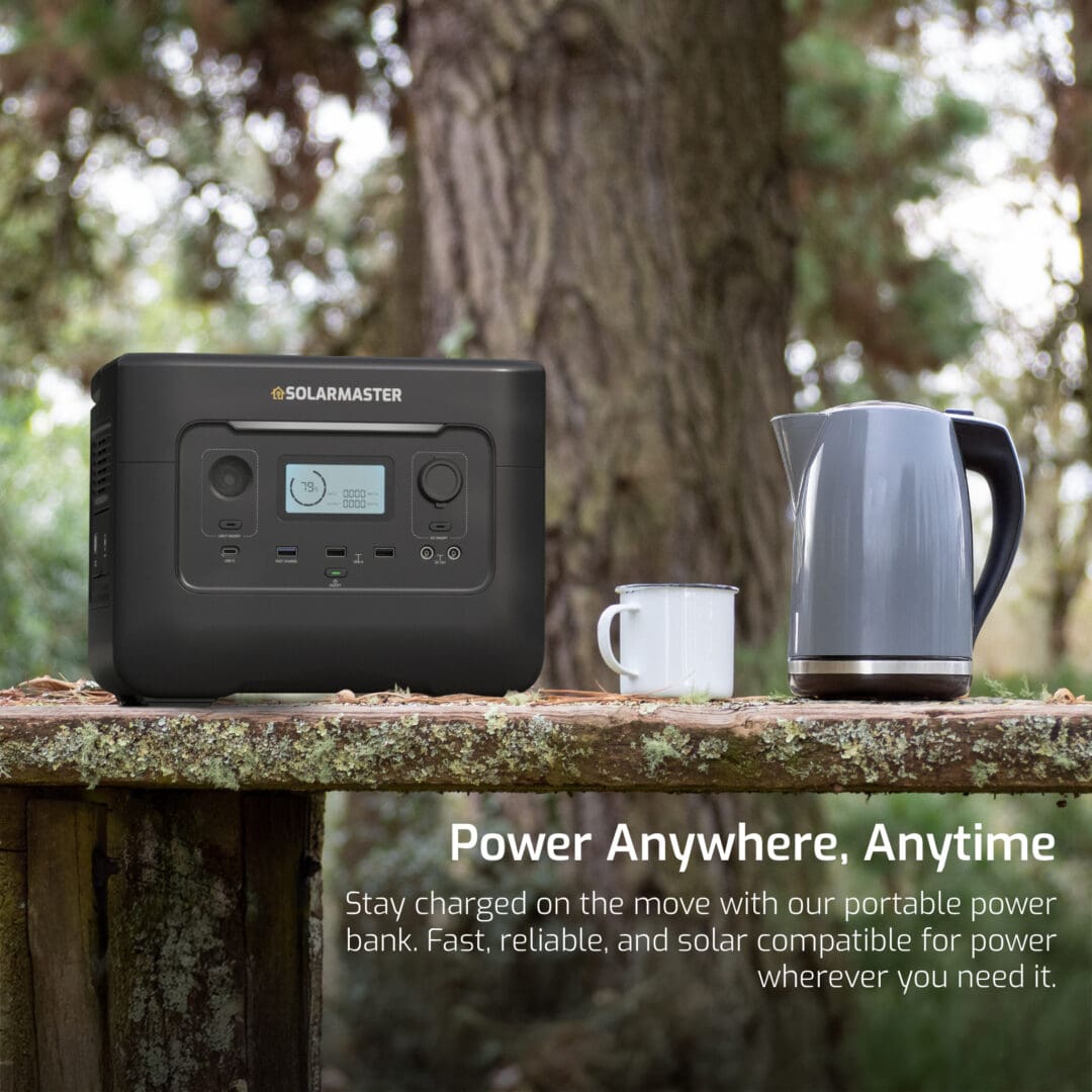 Solar Master GEN-600 ‘Nomad’ Portable Power Station | 576Wh, 600W (1200W Peak)