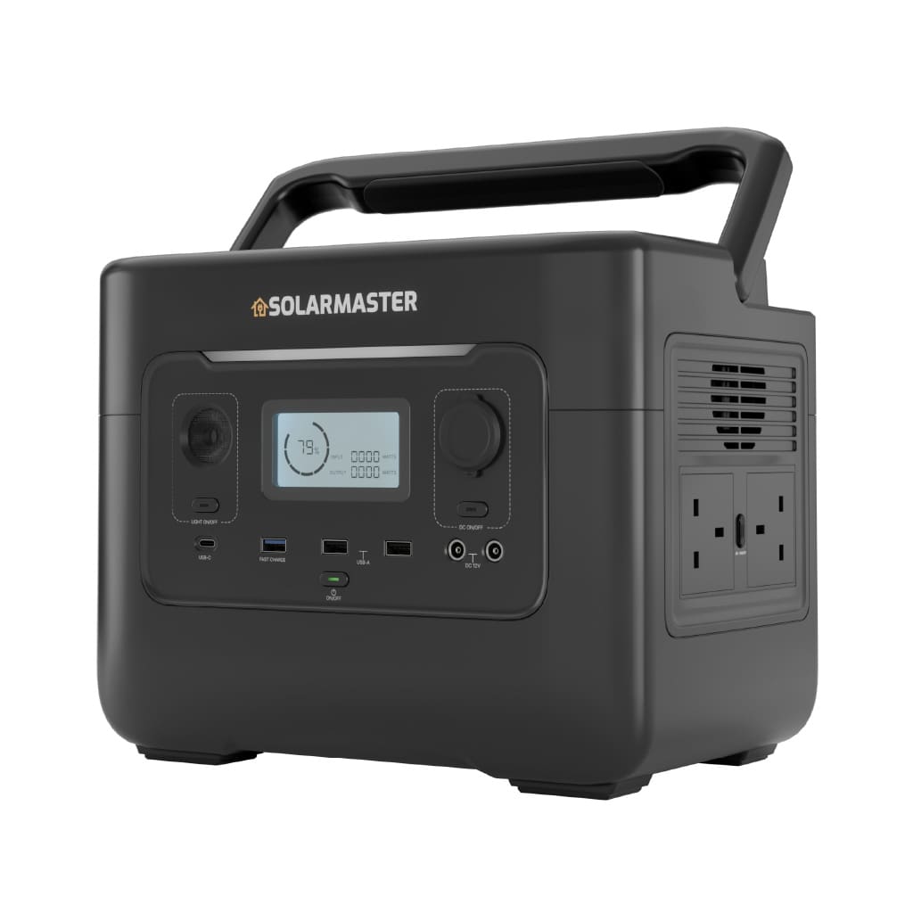 Solar Master GEN-600 ‘Nomad’ Portable Power Station – 576Wh, 600W (1200W Peak)