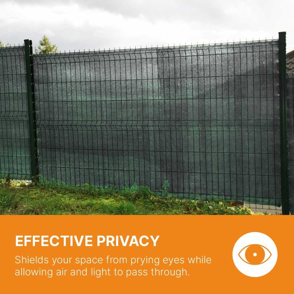 Eclipse Privacy & Shading Mesh Outdoor Fence Screen for Gardens, Balconies and Pergolas