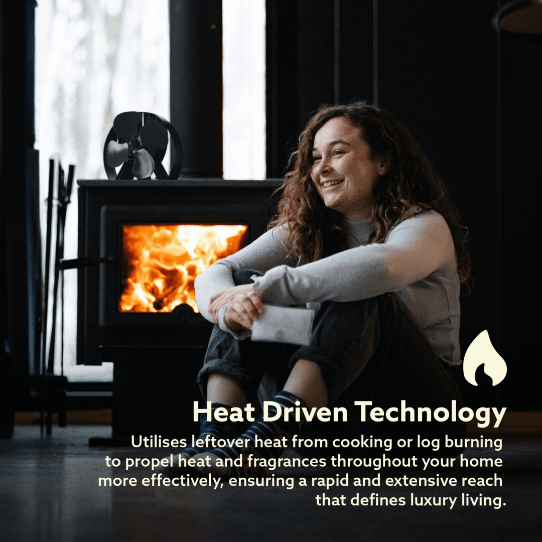 Viking Stove Fan - World's First Fully Heated Stove Fan & Aroma Experience (Features Kitchen Upgrade)