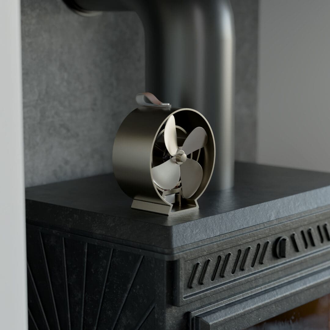 Viking Ember 360° Heat Powered Stove Fan - Patented Premium Wood Burner & Log Burner Eco Fan with In-Built Fragrance System