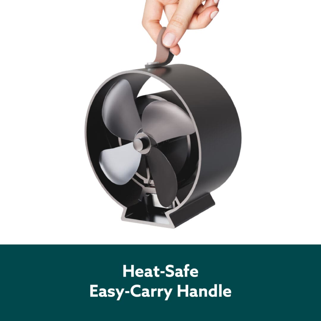 Viking Ember 360° Heat Powered Stove Fan - Patented Premium Wood Burner & Log Burner Eco Fan with In-Built Fragrance System