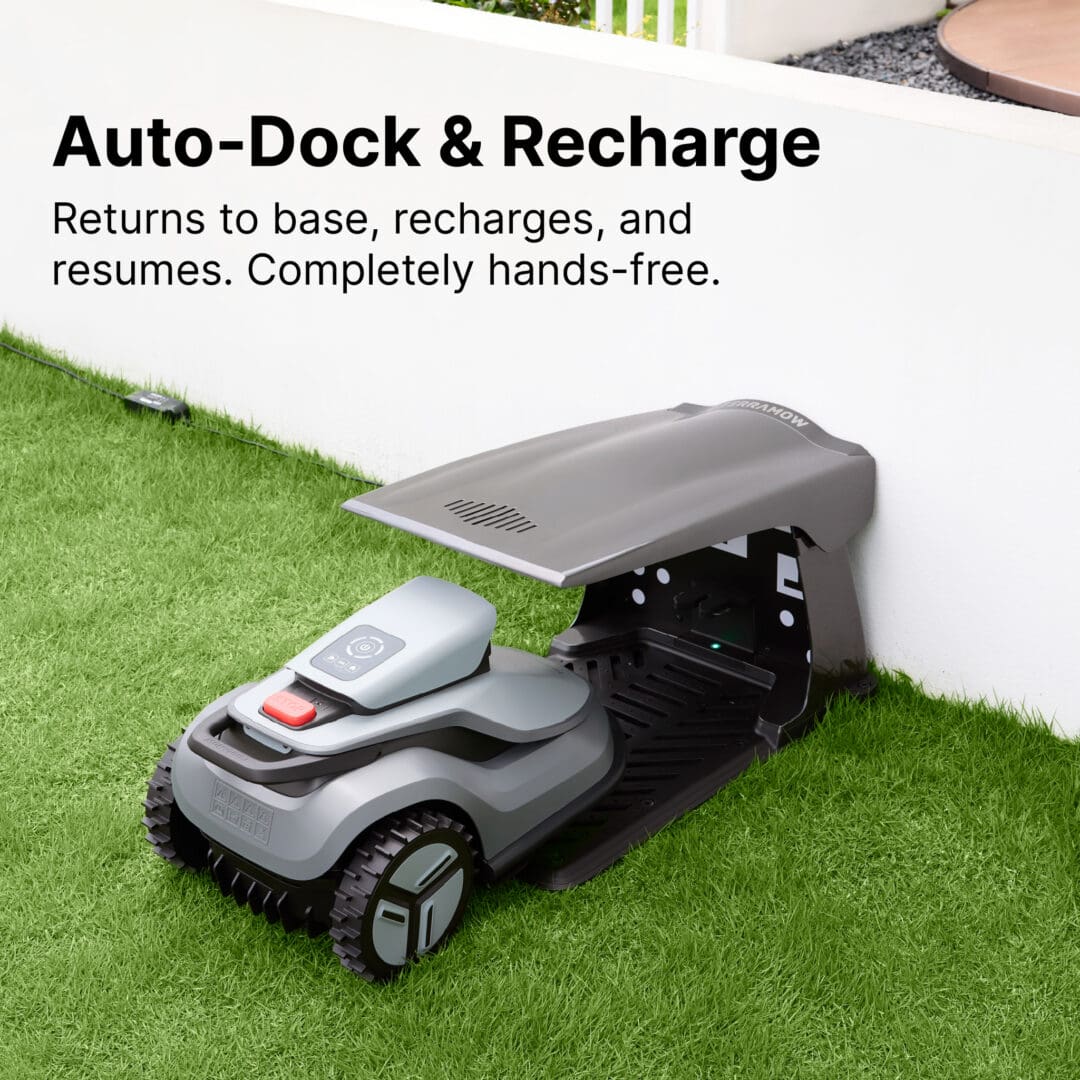Terramow V-Series Robot Lawn Mower - Wire-Free AI Mowing for a Professional Finish in Real UK Gardens