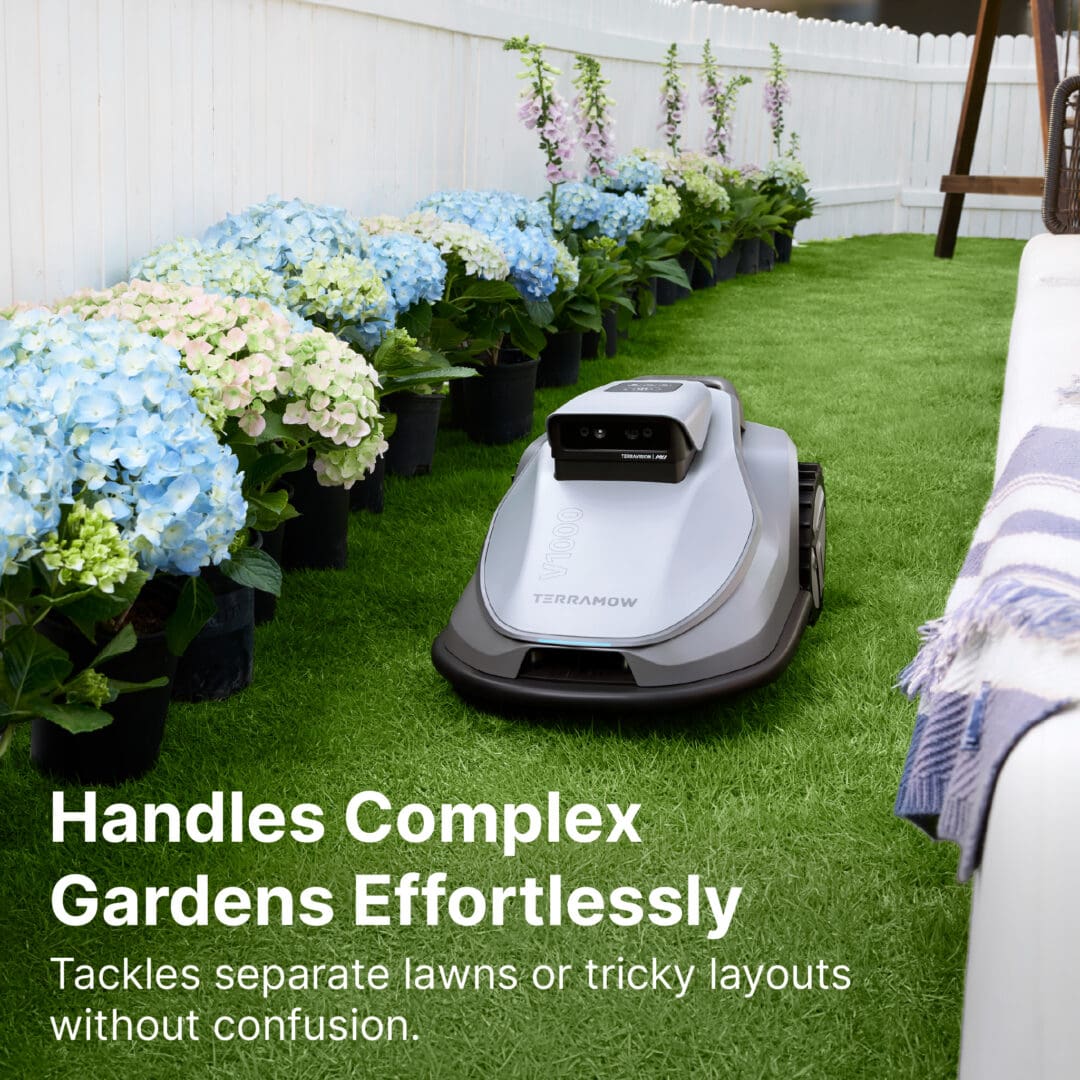 Terramow V-Series Robot Lawn Mower - Wire-Free AI Mowing for a Professional Finish in Real UK Gardens