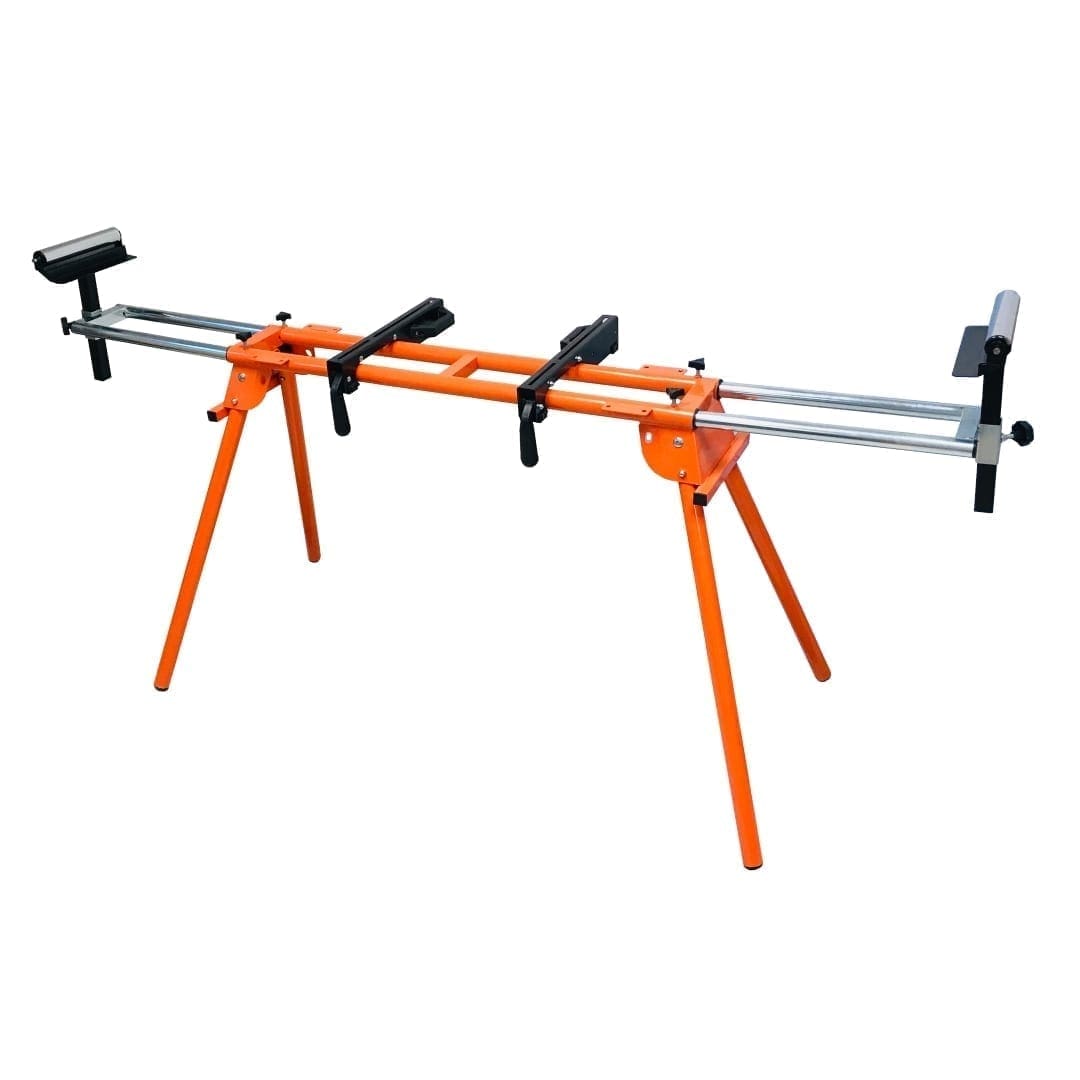 Mitre Saw Stand Workbench with Roller Supports
