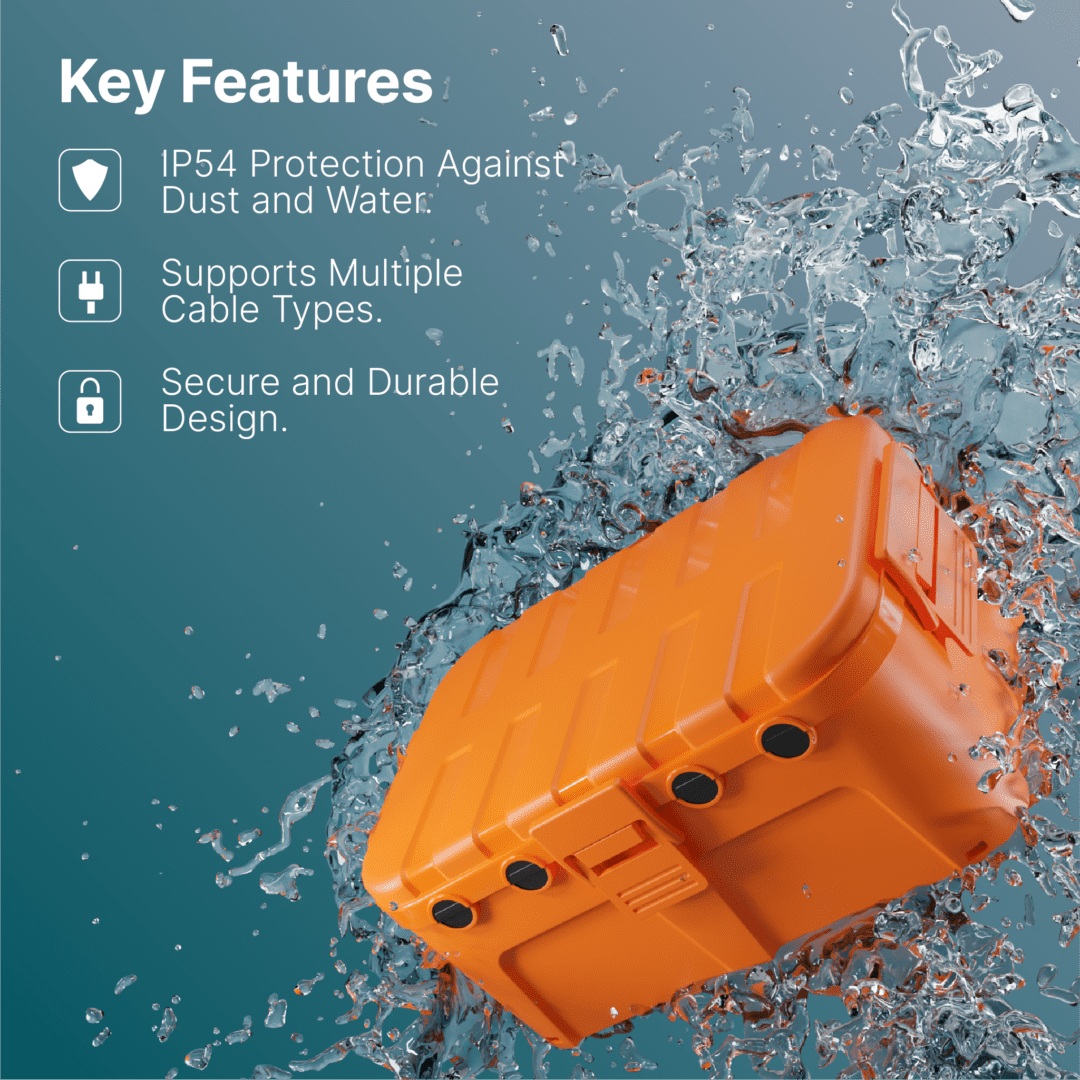 IP54 Weatherproof Outdoor Electrical Box - All-Weather Protection for Garden & Outdoor Electrics