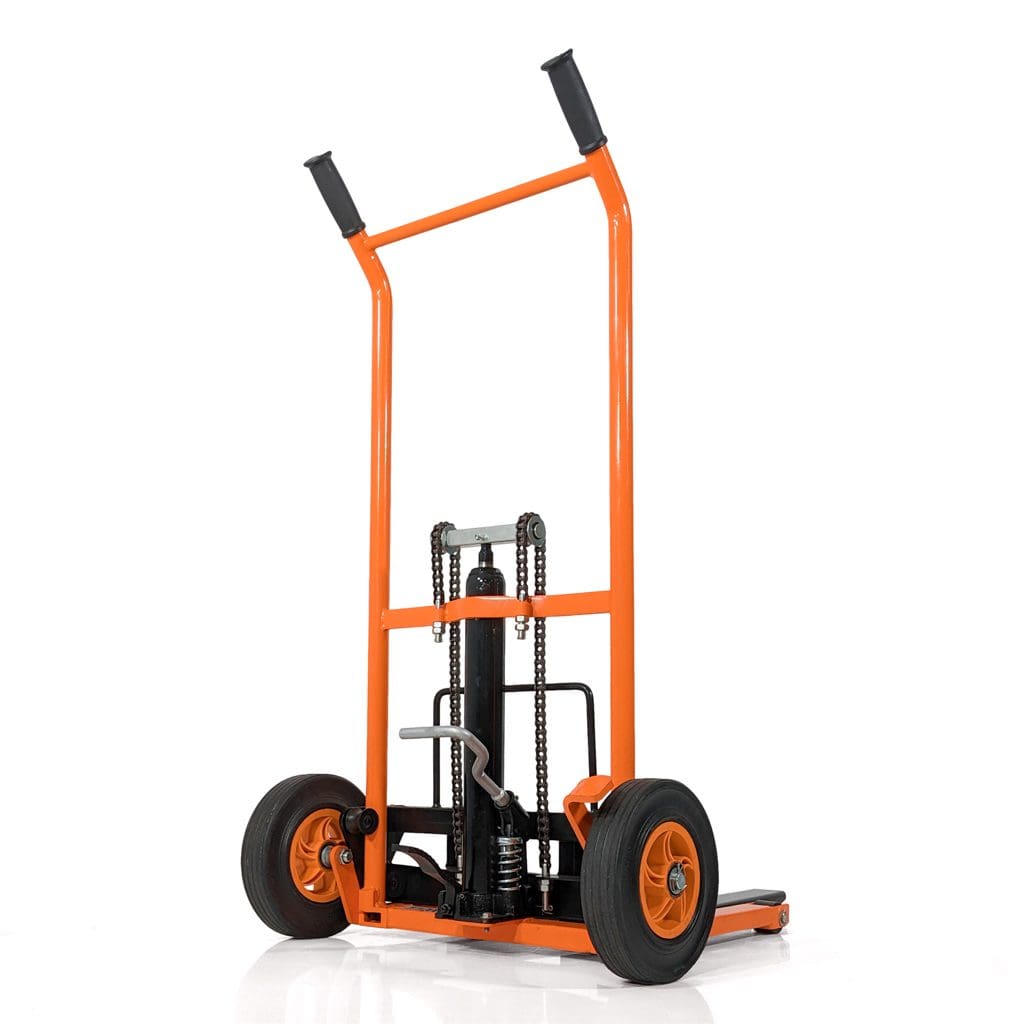 High Lift Folding Pallet Truck 200KG - Manual Stacker & Keg Lifter - Lift Height 92cm