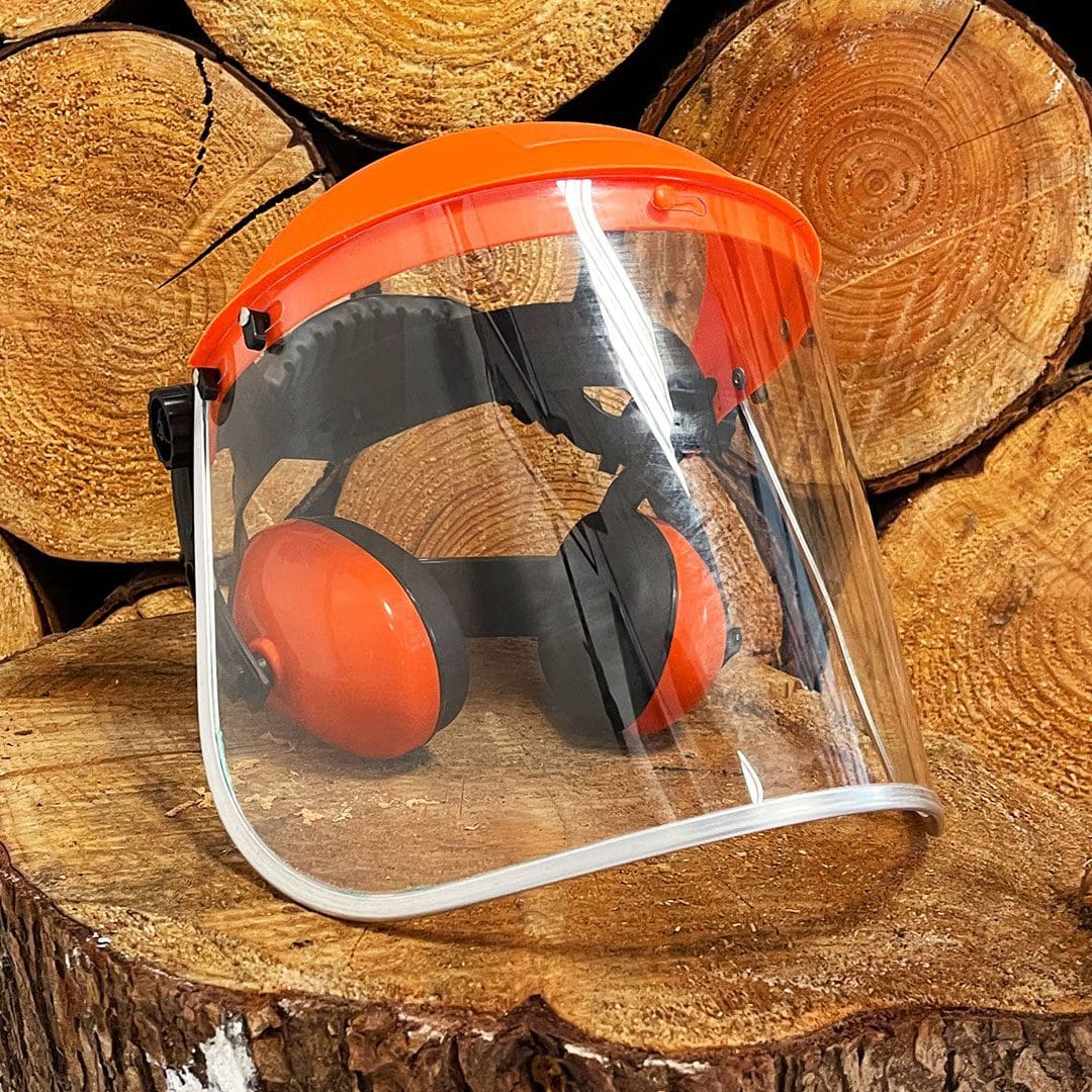Ear Defenders and Polycarbonate Faceshield Visor