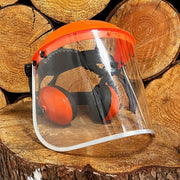 Ear Defenders and Polycarbonate Faceshield Visor