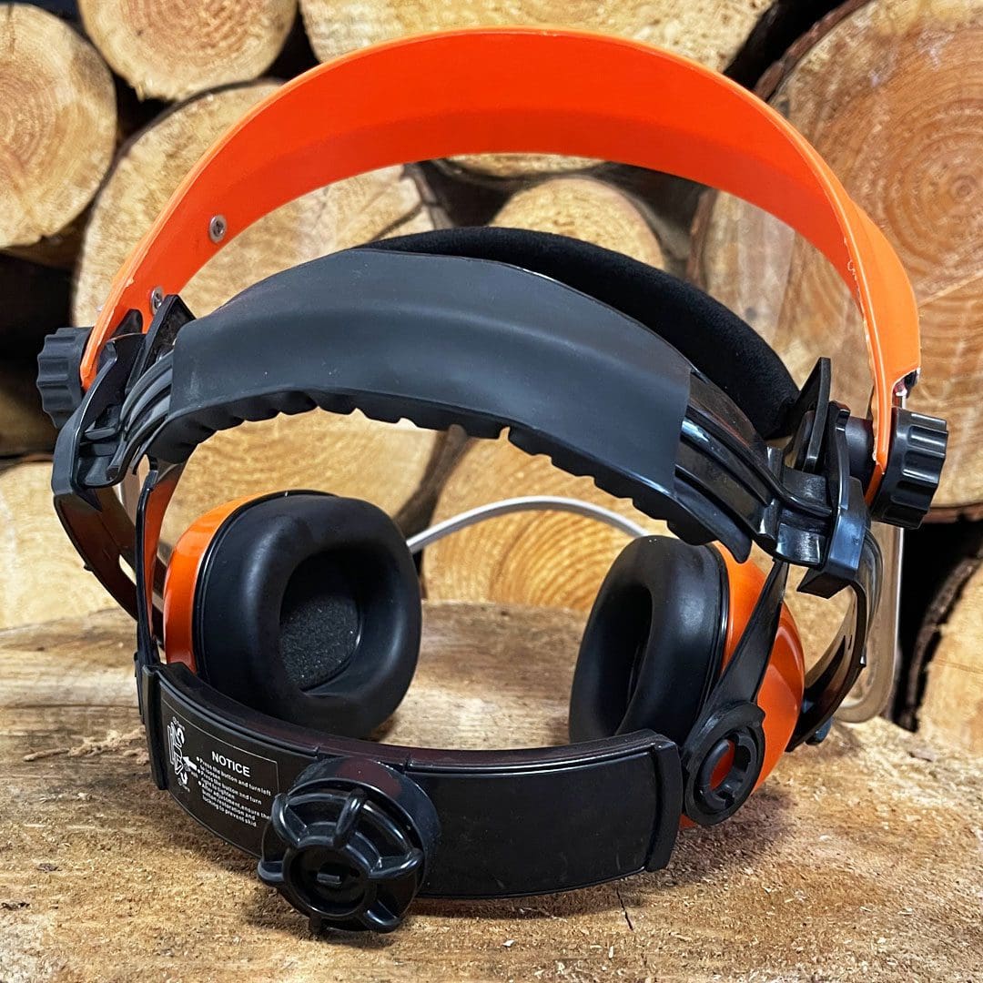 Ear Defenders and Polycarbonate Faceshield Visor