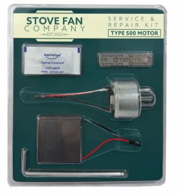 Stove Fan Service Kit with Type 500 motor