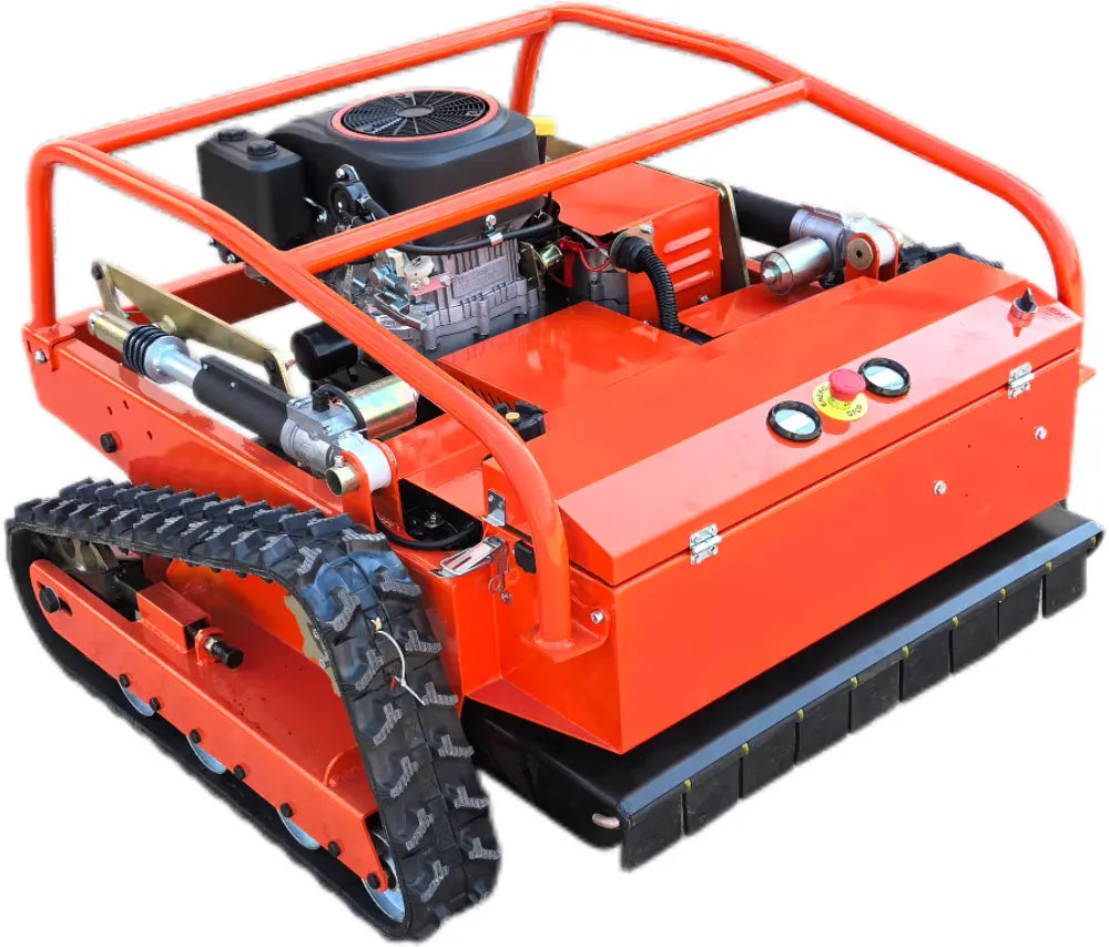 LM-800 Remote Control Petrol Lawn Mower - 16hp RC Lawnmower with Tracks - 800mm Cutting Width for Slopes & Rough Terrain
