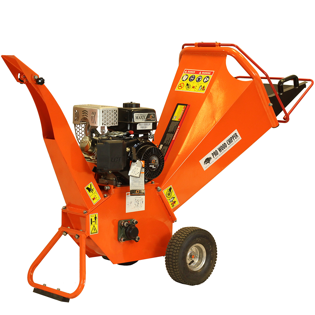 6.5hp Forest Master Petrol Engine Wood Chipper Timber Shredder Mulcher ...