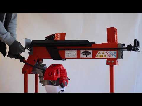 FOREST MASTER VARIOUS TONNAGE HORIZONTAL PETROL HYDRAULIC LOG SPLITTER WITH STAND - FM10PTW
