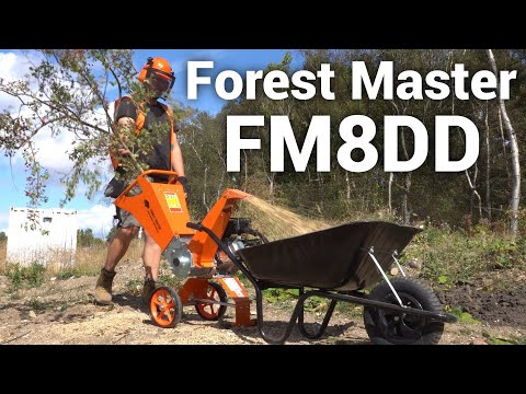 Forest Master FM8DD: The Ultimate 2-in-1 8HP Wood Chipper &amp; Mulcher